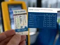 Bilet komunikacji miejskiej w Krakowie i tabela z propozycjami zmian cen biletów miesięcznych. Planujesz podróż pociągiem z Krakowa do Lublina?