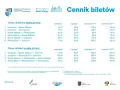 Cennik biletów na pociąg relacji Świnoujście-Szczecin i inne. Ceny za bilety w jedną stronę i w obie strony.